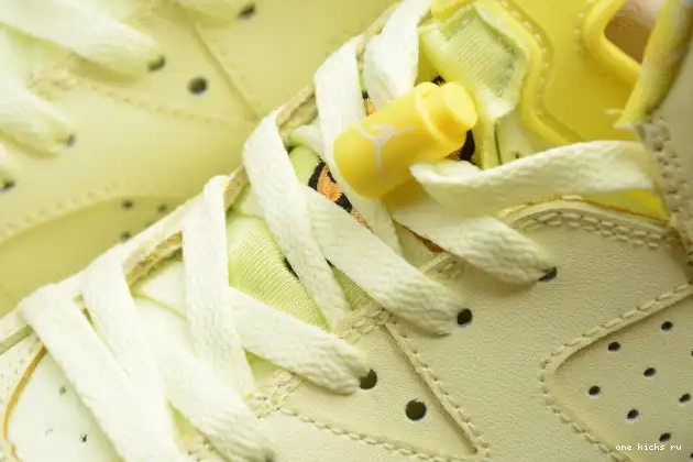 Cheap Floral Retro Dynamic Yellow Jordan 6 Air 543390-800 (GS) 0416